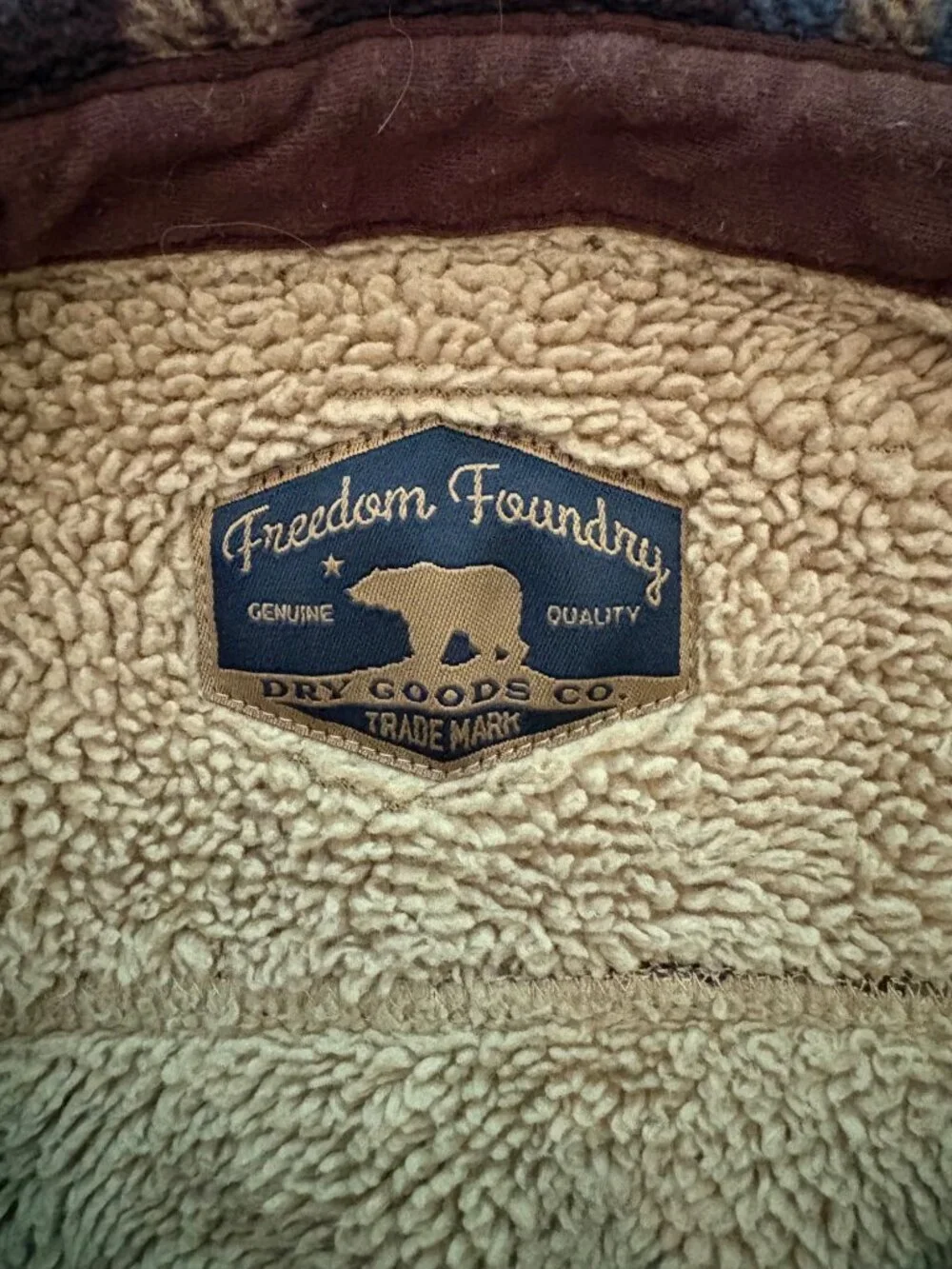 Freedom Foundry Boys Heavyweight Sherpa Lined Fleece Shirt Jacket Boys 10-12